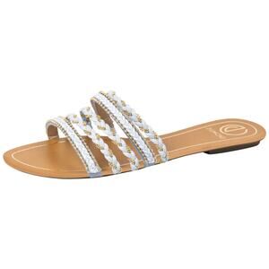 Flat Sandal Blue Sky - Dumond